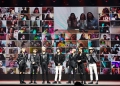SuperM thực hiện Video call để kết nối với hàng nghìn fan đến từ 109 quốc gia ngay tại concert