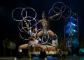 Editorial use only. /NO SALES
Mandatory Credit: Photo by SALVATORE DI NOLFI/EPA-EFE/Shutterstock (10233119ap)
Amerindian dancers of the Cirque du Soleil perform on stage, during the premiere of the show 'Totem' in Geneva, Switzerland, 09 May 2019. The show will be staged at the Plaine de Plainpalais in Geneva from 09 May to 16 June.
Cirque du Soleil stages Totem in Geneva, Switzerland - 09 May 2019