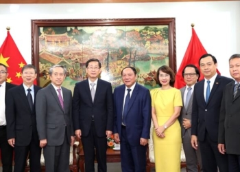 Buổi tiếp xã giao Thứ trưởng Bộ Văn hoá và Du lịch Trung Quốc Nhiêu Quyền