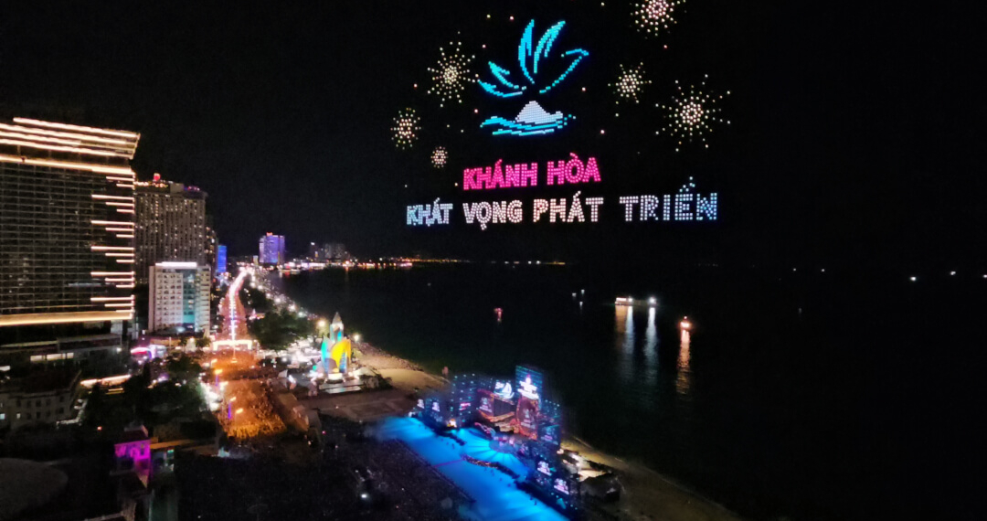 Câu chuyện đằng sau màn trình diễn 1.653 drone light tại Festival Biển