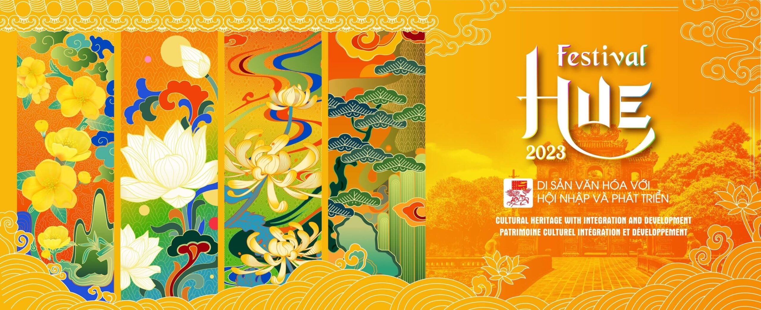 Festival Huế 2023 poster