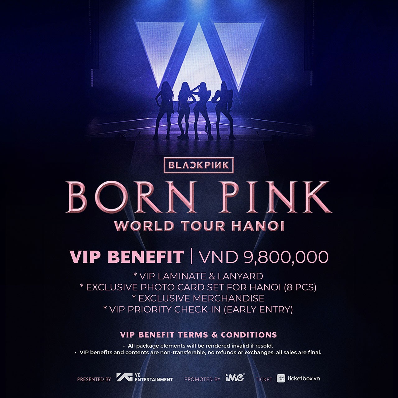 Quyền lợi giá vé VIP concert BLACKPINK