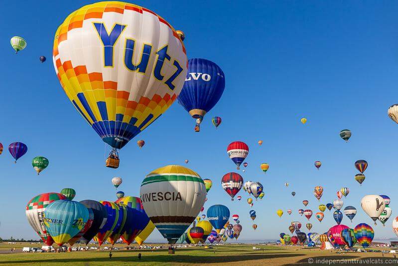 Lễ hội khinh khí cầu lớn nhất tại Pháp