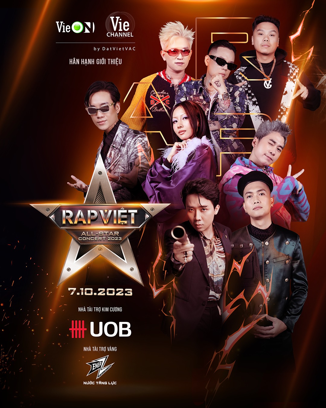 Dan Ban Giam Khao, Huan Luyen Vien xuat hien tai Rap Viet All Star