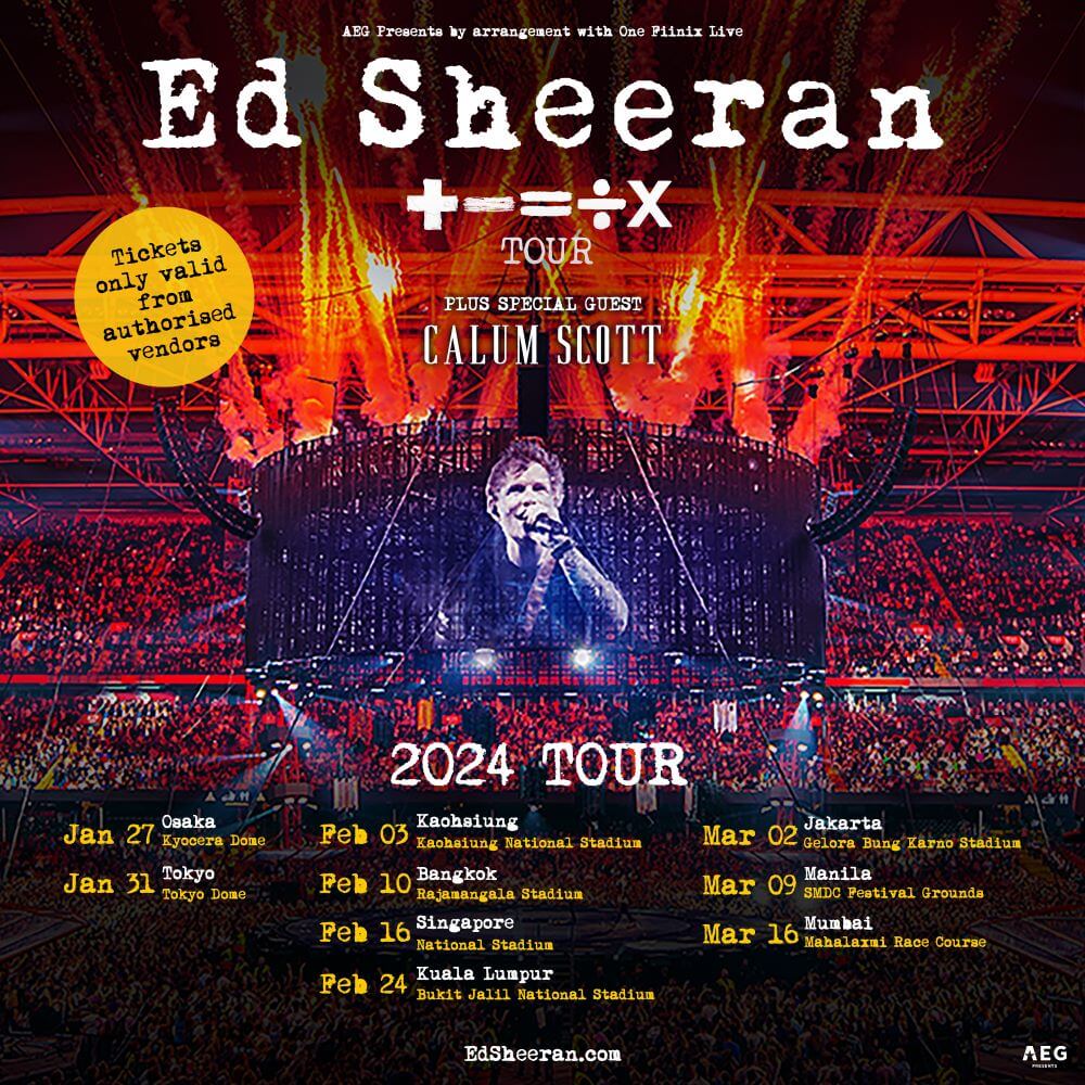 Chuyến lưu diễn + – = ÷ x Ed Sheeran