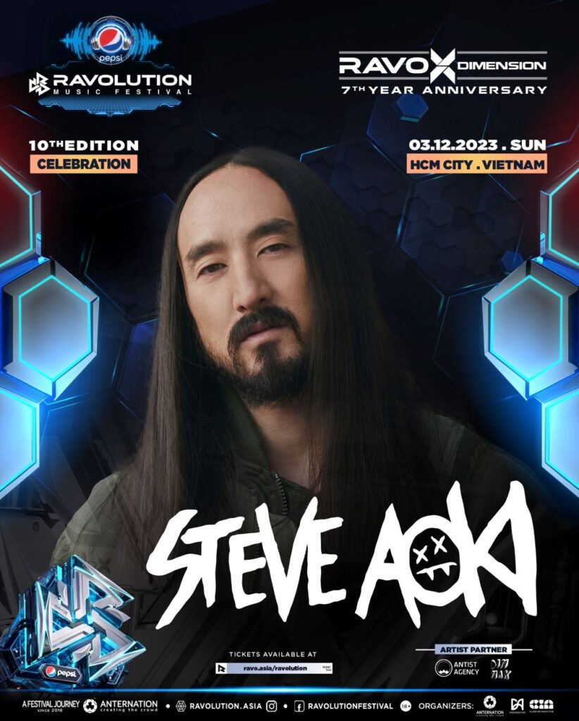 DJ Steve Aoki Ravo-X Việt Nam