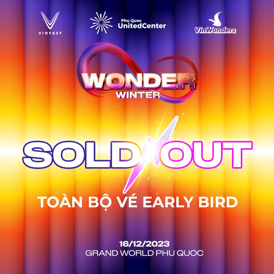 Cháy vé 8Wonder Winter 