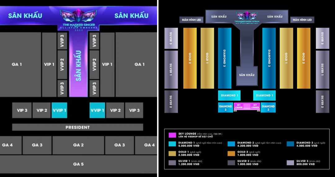 Sân khấu concert Ca sĩ mặt nạ 2023