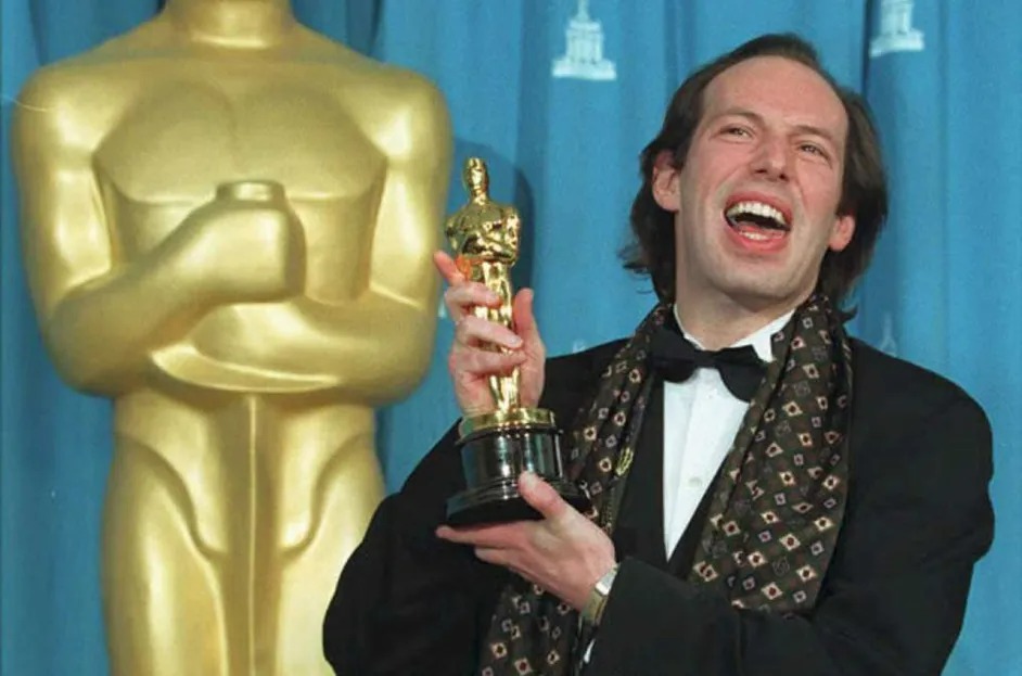 Hans Zimmer từng 2 lần đoạt giải Oscar hạng mục Nhạc phim hay nhất. Ảnh được chụp năm 1995 khi ông đoạt giải đối với bộ phim The Lion King