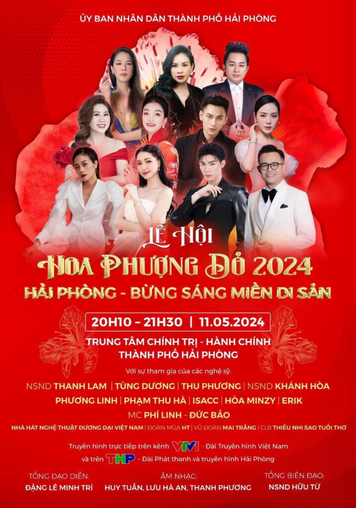 Doi hinh cua Le hoi Hoa phuong do 2024