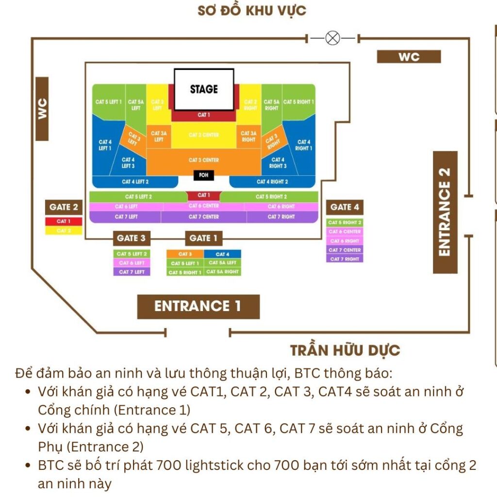 Cac khan gia den som cua concert Westlife se duoc phat nhung chiec lightsticks