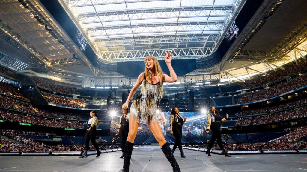 Concert cua Taylor Swift tai Santiago Bernabeu da tao ra nhieu tieng on vuot muc cho phep