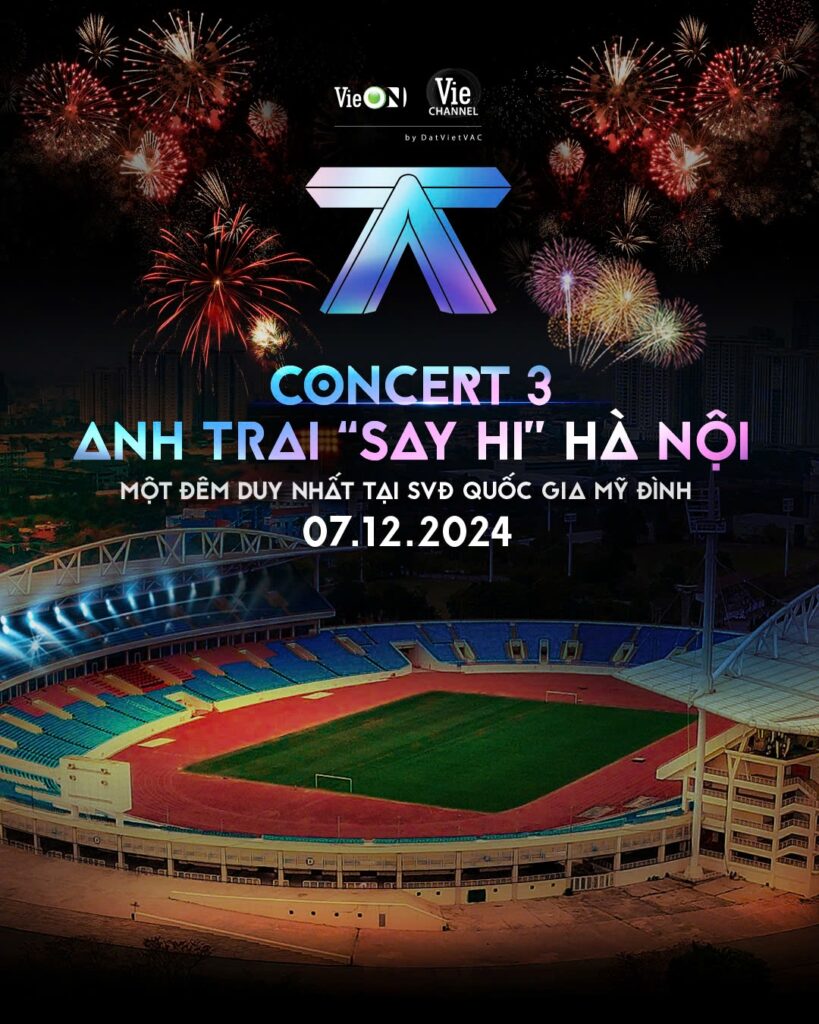 Anh Trai Say Hi chinh thuc mang concert ra Ha Noi