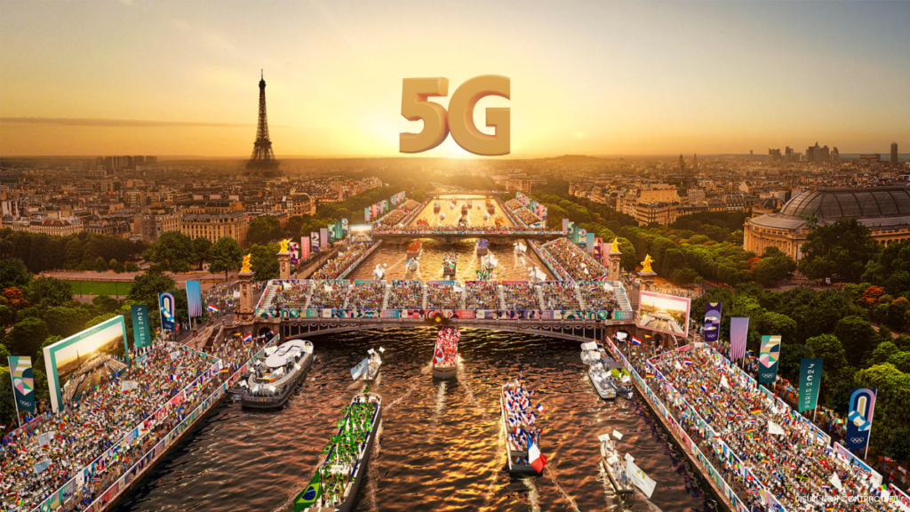 5G giup xanh hoa Olympic Paris