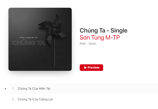 Album Chung Ta van con thieu manh ghep cuoi cung de hoan thien