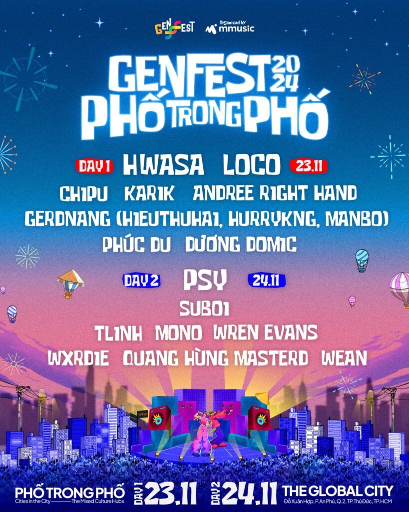 Dan line up chat luong cua GENFest