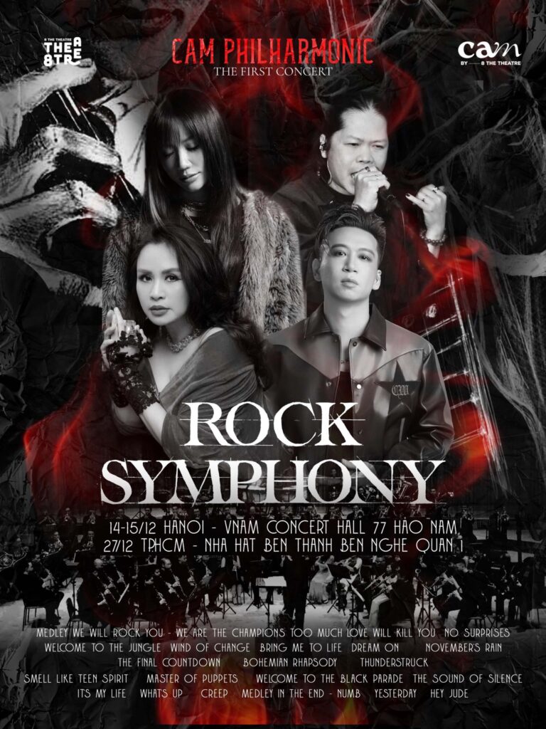 Dan nghe si se gop mat trong Rock Symphony