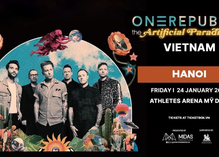 OneRepublic – The Artificial Paradise Tour in Vietnam