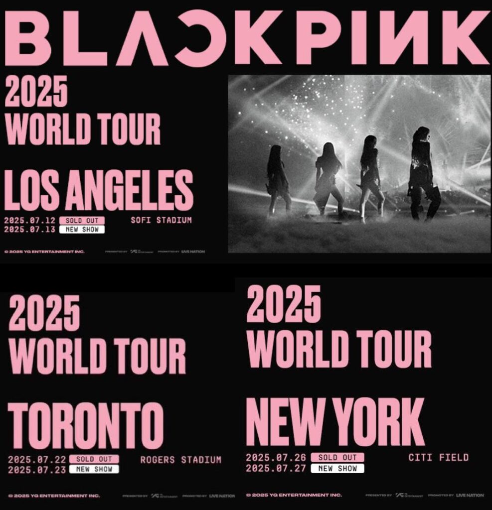 BLACKPINK mo them dem dien tai Los Angeles, Toronto va New York
