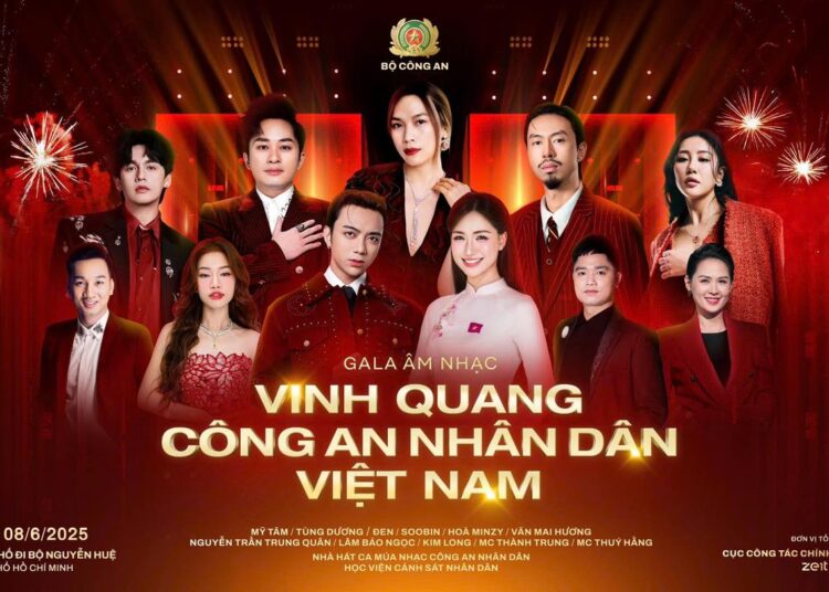Gala Vinh quang Công an nhân dân Việt Nam tại TP.HCM