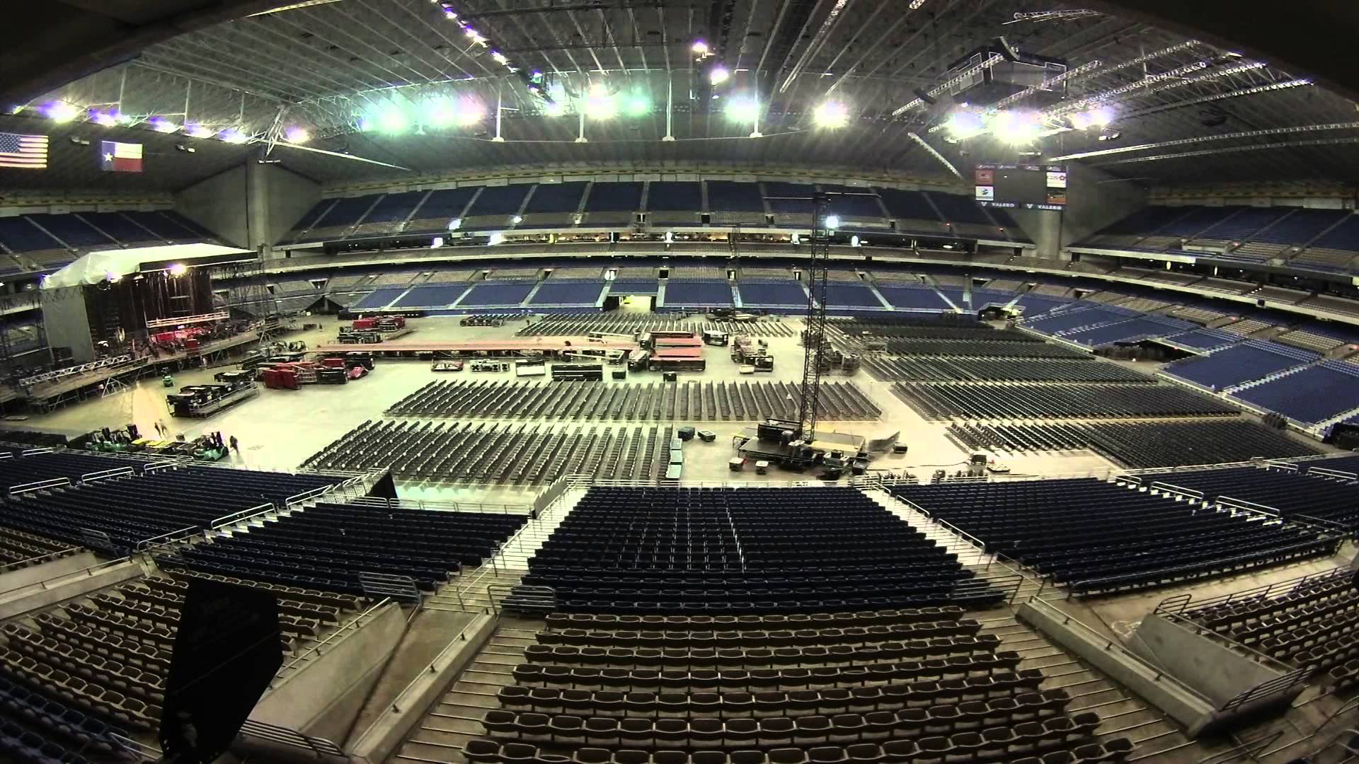 logistics Set-up concert