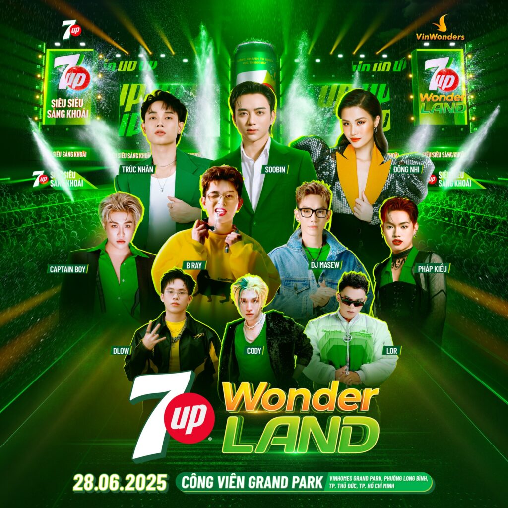 lineup 7up wonderland
