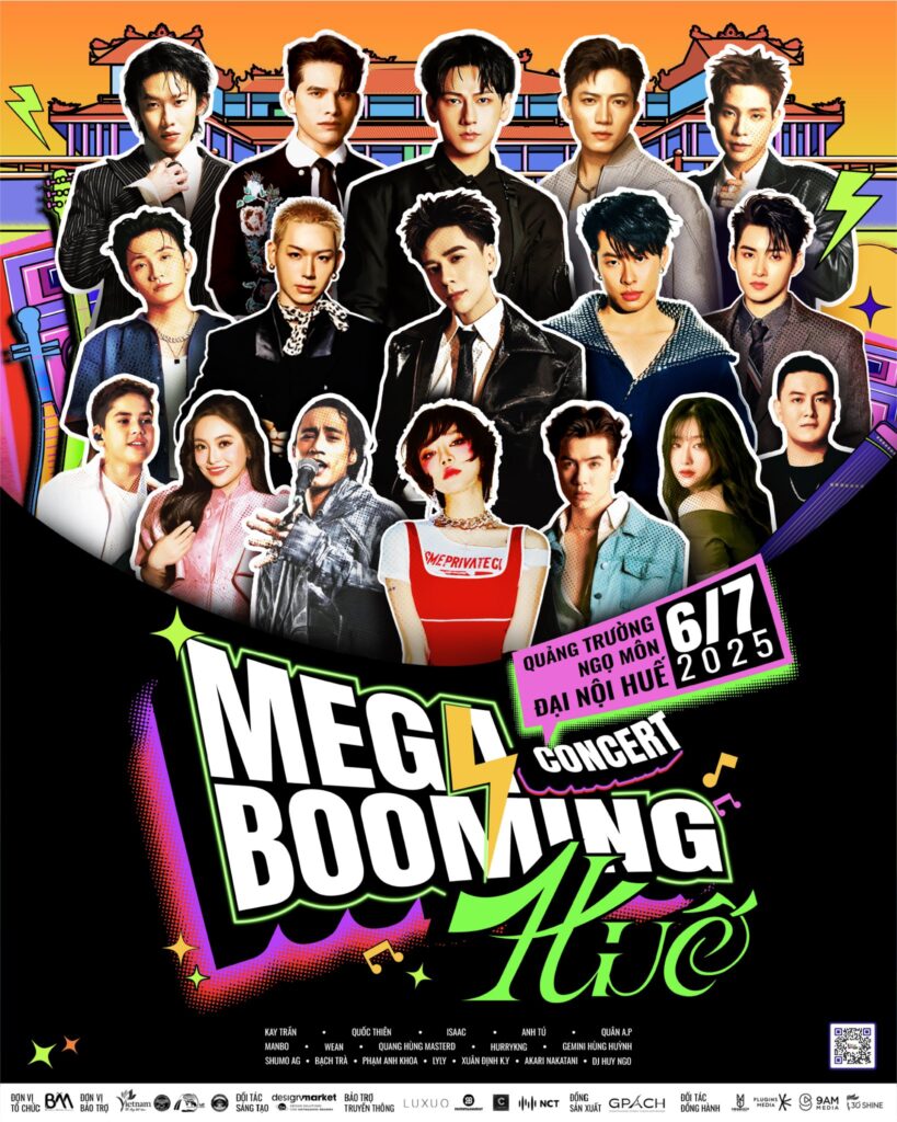 lineup mega booming huế 2025