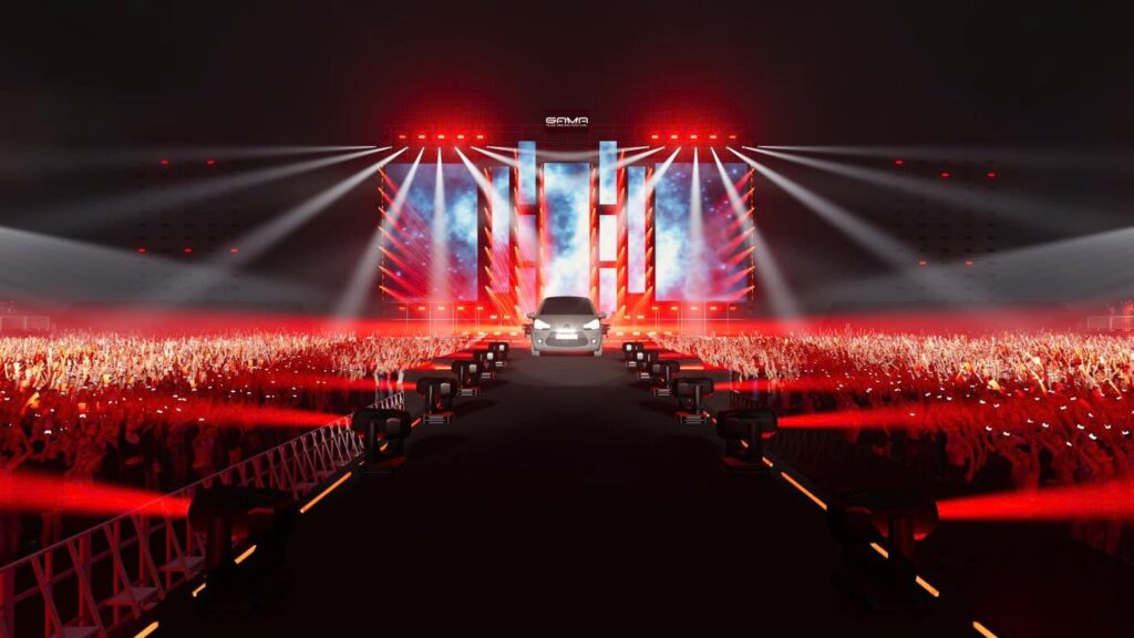 lộ diện sân khấu gama music racing festival 3