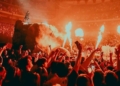 sân khâu tour diễn Circus Maximus của travis scott 8