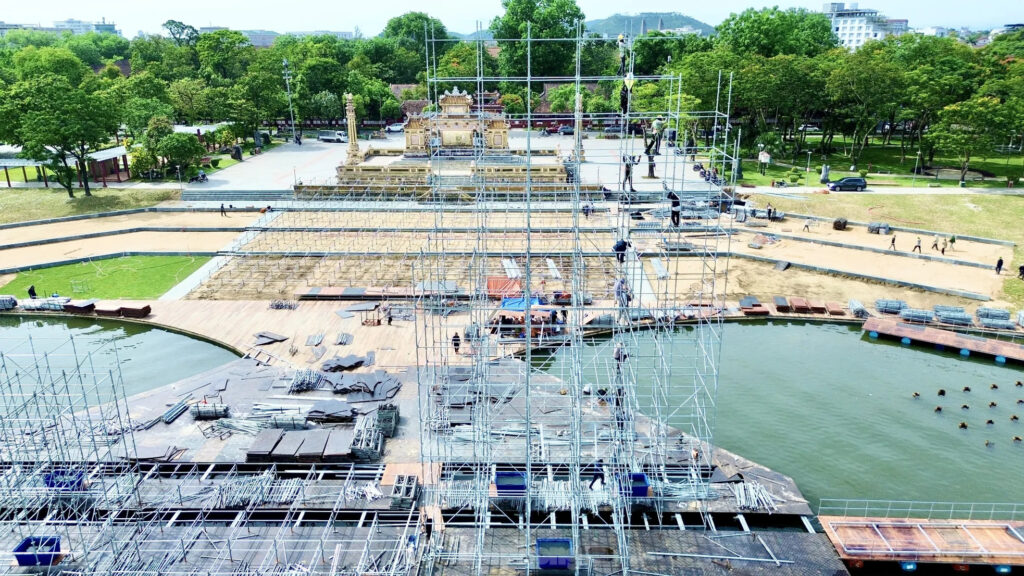 Các hạng mục đang được khẩn trương thi công 
