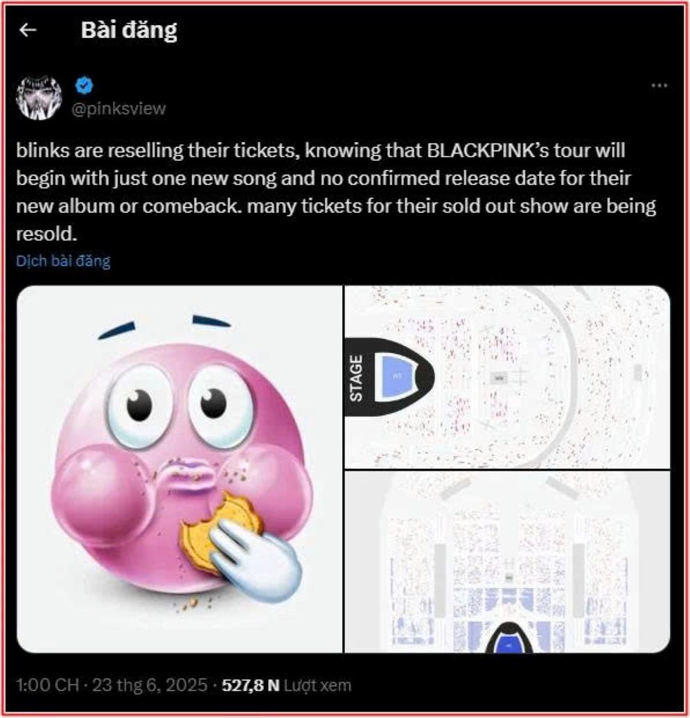 bất ổn Blackpink world tour Deadline