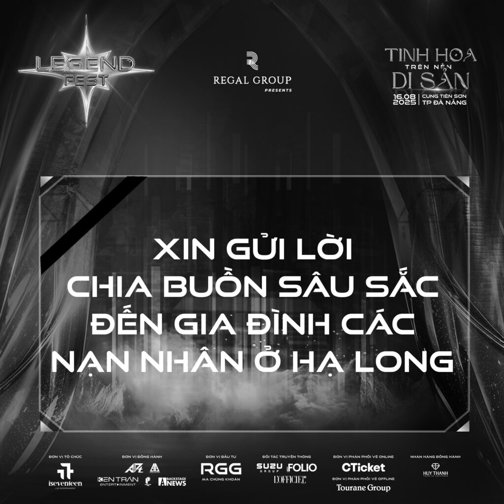 chương trình âm nhạc dời lịch chia buồn lật tàu hạ long