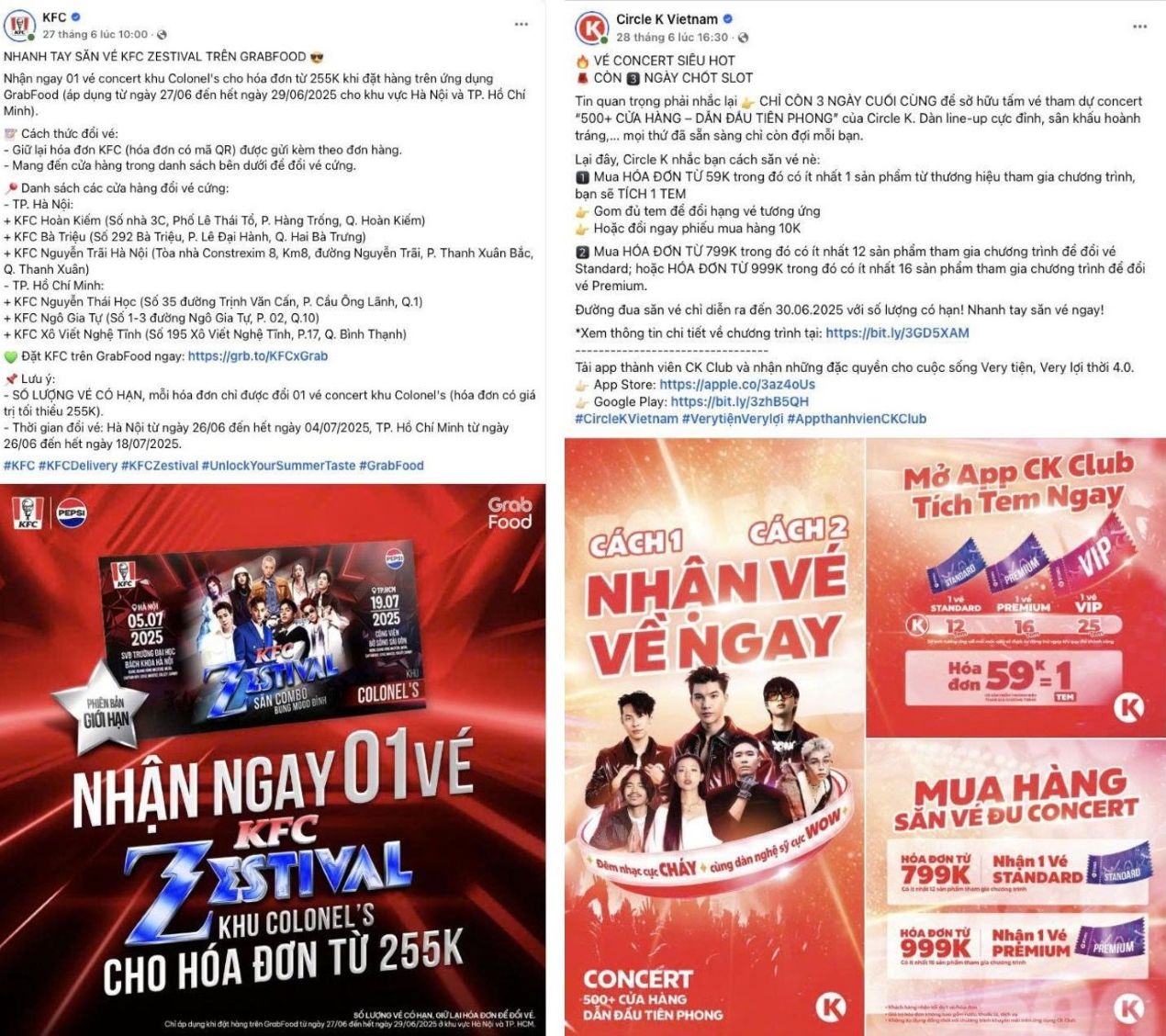 concert thương hiệu