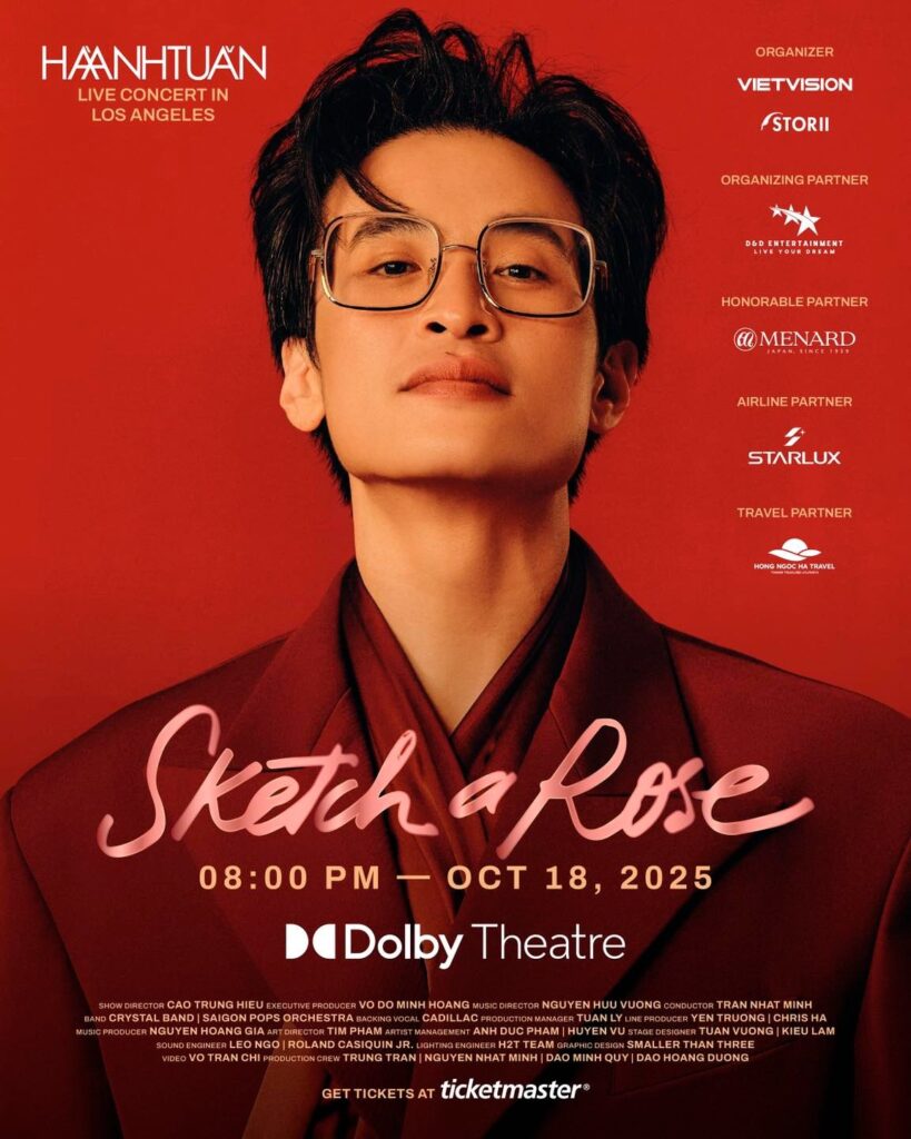 live concert sketch a rose hà anh tuấn dolby theater