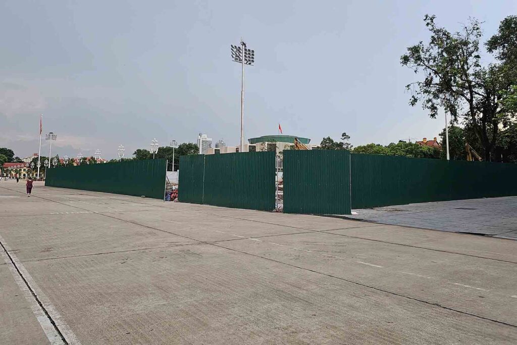 quảng trường ba đình mở rộng diễu binh diễu hành 1
