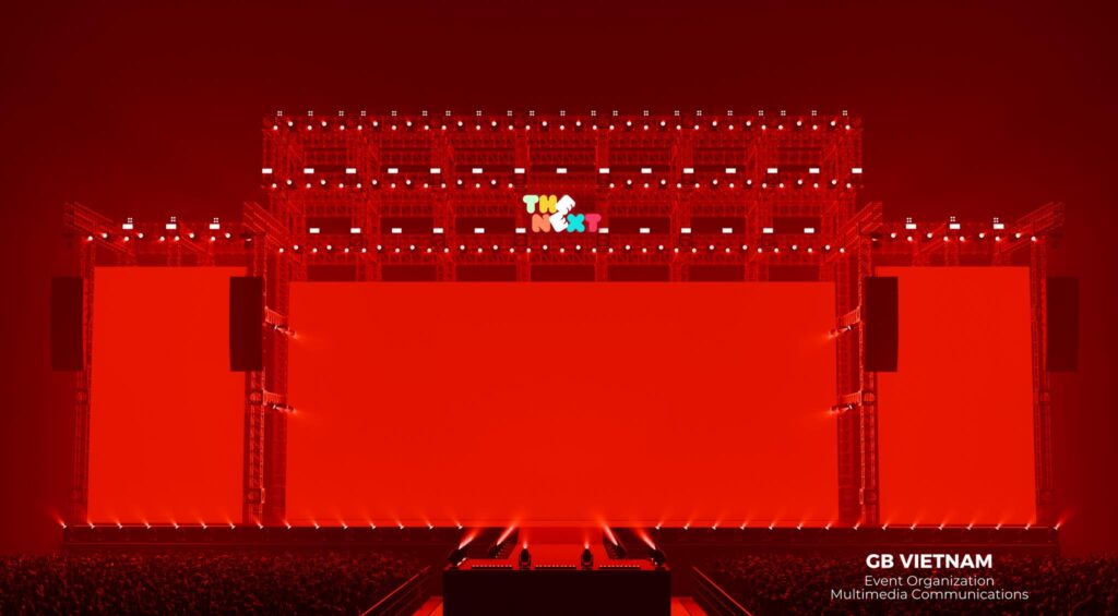 sân khấu the next live concert 3
