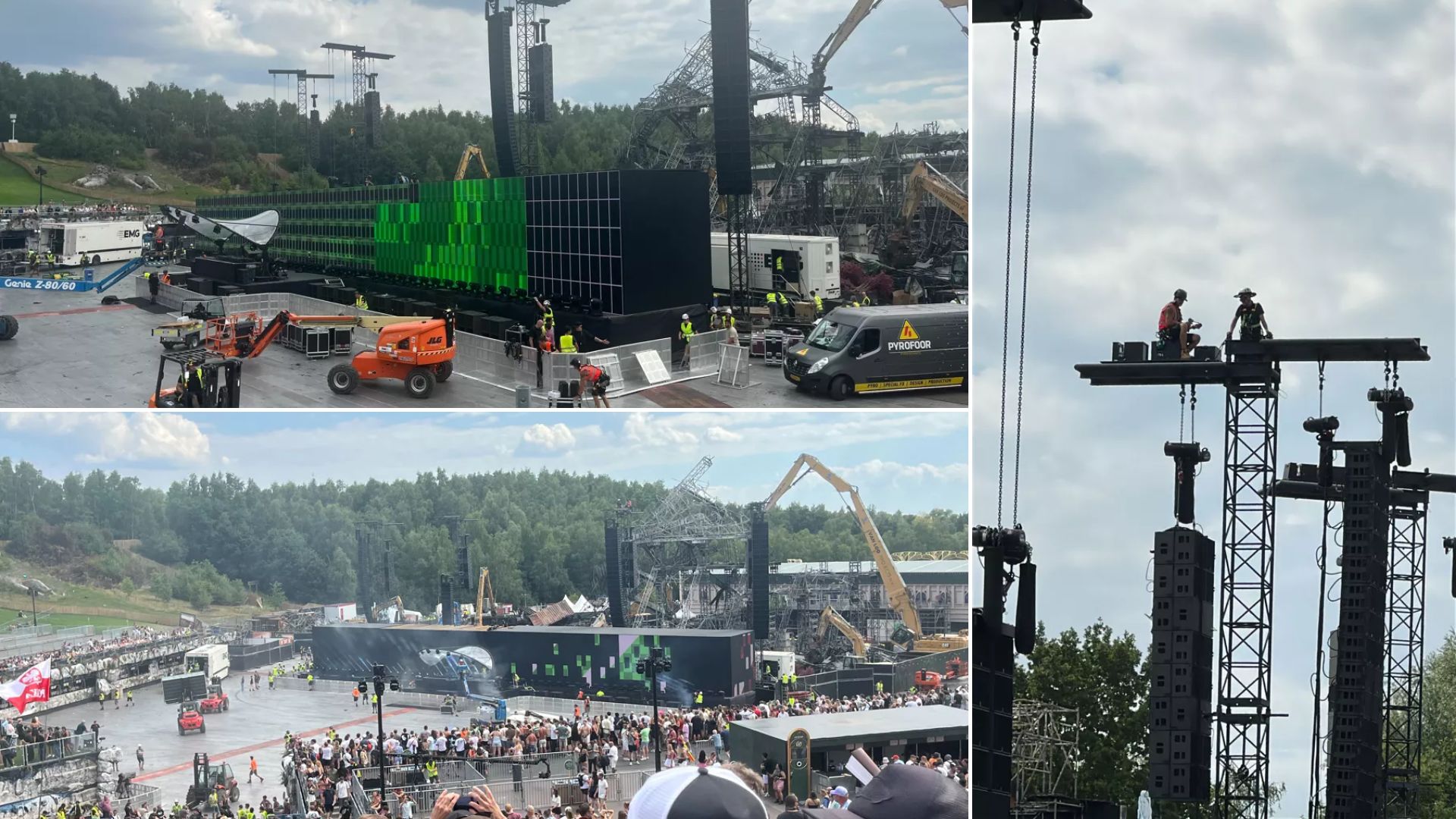 tomorrowland xây dựng lại sân khấu