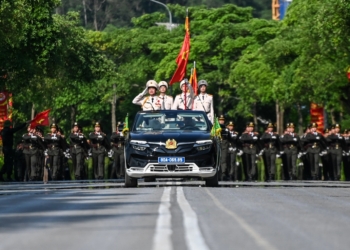 Hợp luyện diễu binh diễu hành kỷ niệm 80 năm Quốc khánh 2.9