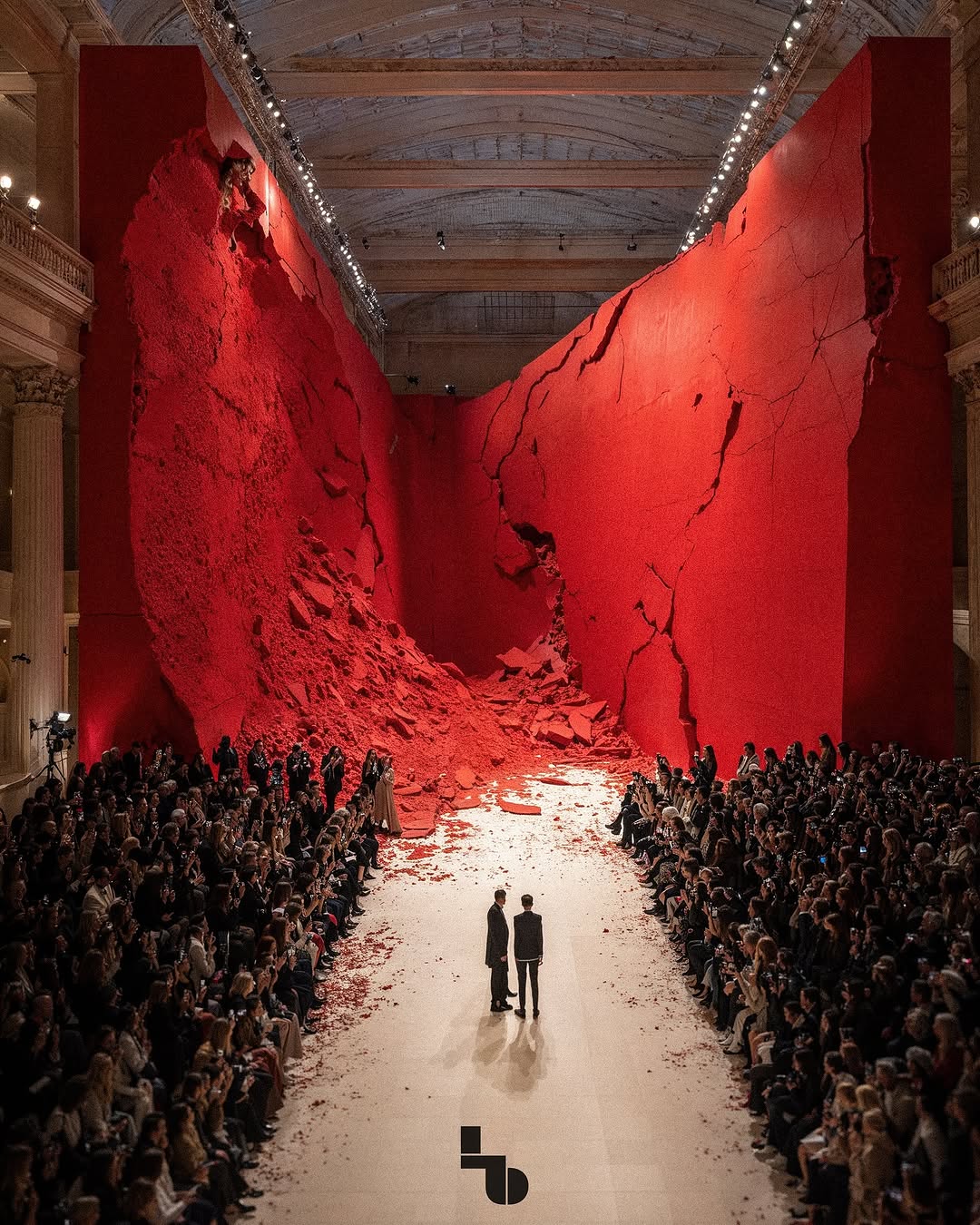 Sàn diễn AI Valentino Fashion Show