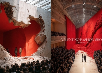 Sàn diễn AI Valentino Fashion Show