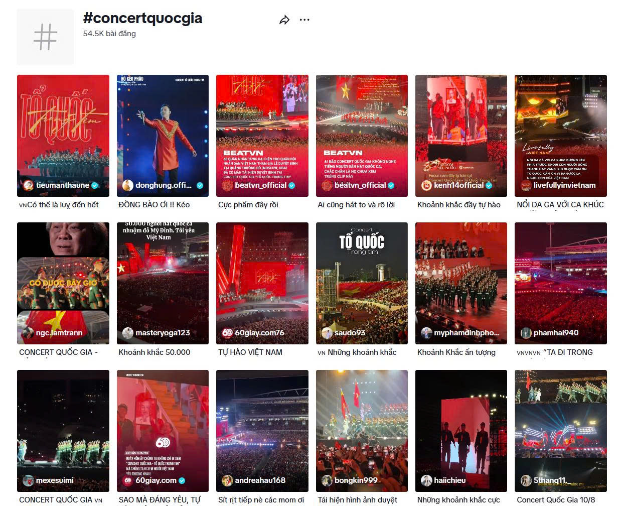 truyền thông concert quốc gia