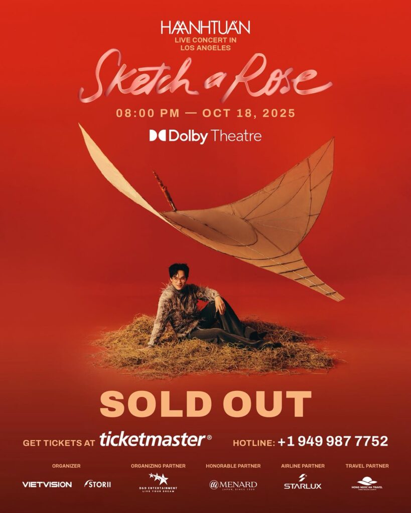 live concert sketch a rose dolby theater bán hết vé