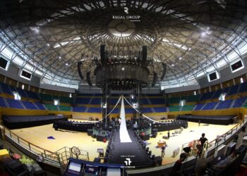 sân khấu legend fest hoàn thành