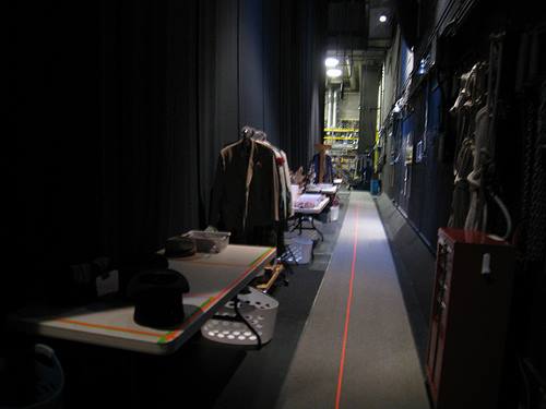 sau hậu trường sân khấu nhà hát