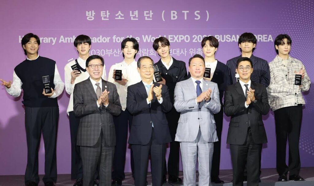 BTS đại sứ World Expo 2030 Busan