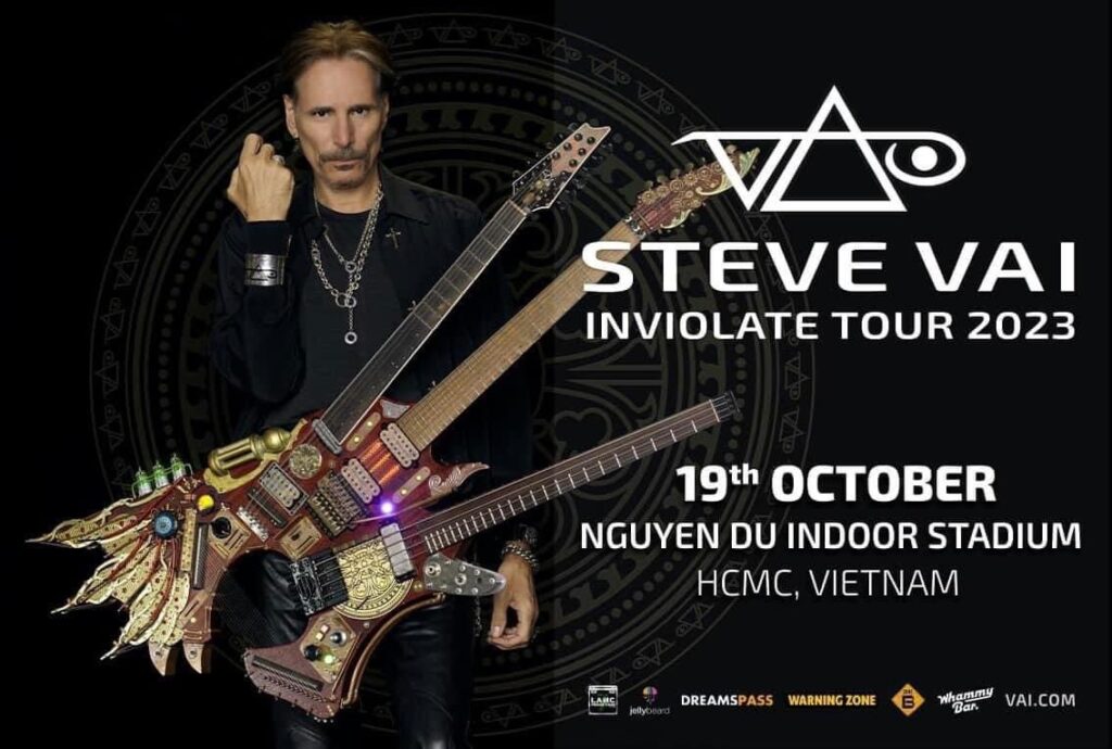 Steva Vai mang tour dien Inviolate World Tour den Viet Nam