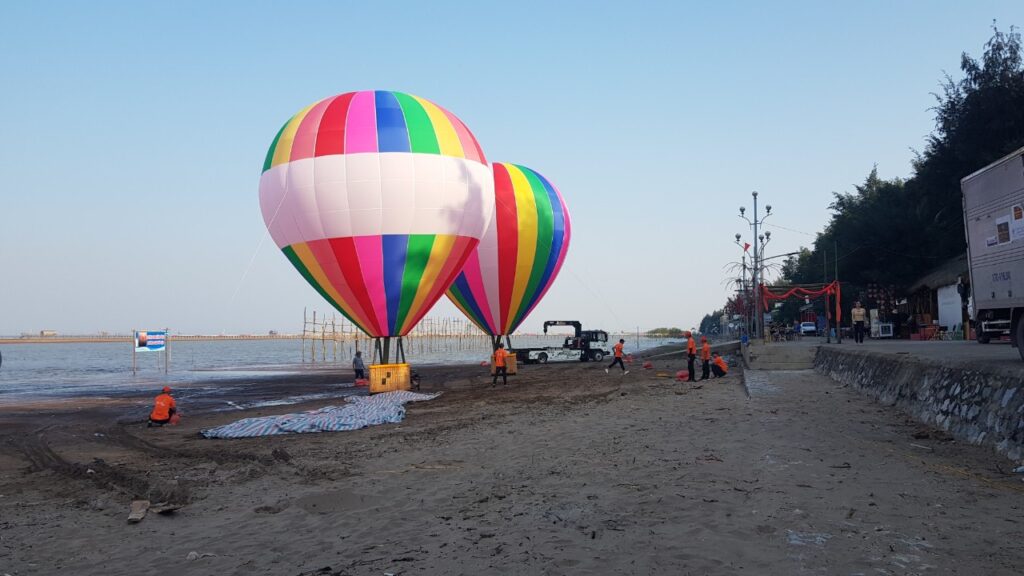 khinh khí cầu du lịch Thái Bình