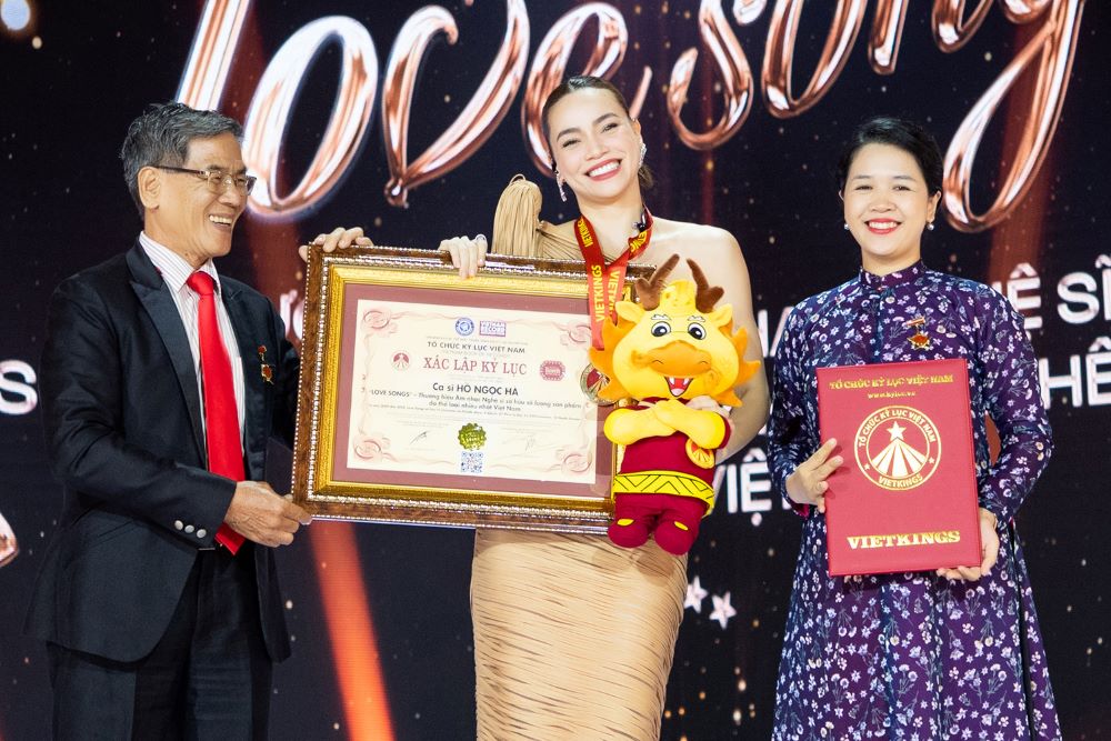 Hồ Ngọc Hà lập kỷ lục