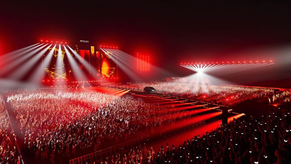 ;ộ diện sân khấu gama music racing festival