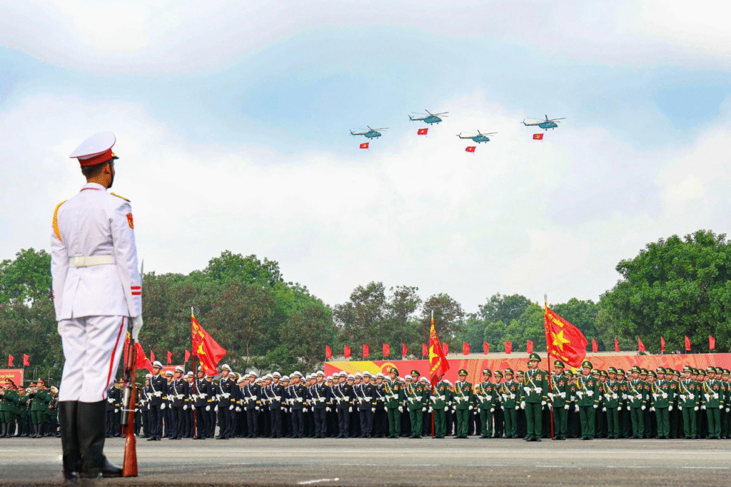đảm bảo nguồn điện diễu binh diễu hành